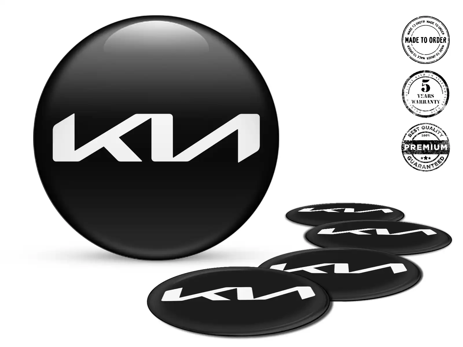KIA Silikonaufkleber Edition Individuelle Radlabels